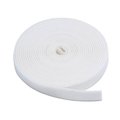 Monoprice Reclosable Fastener, 5 yds, 3/4" Wd, White 24465
